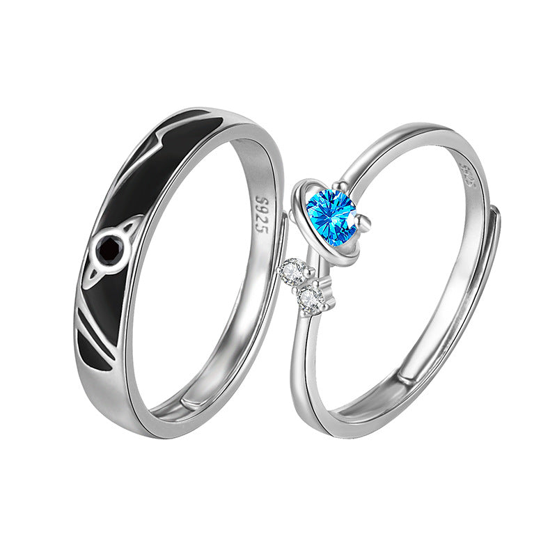 Dream Planet Matching Couple Rings