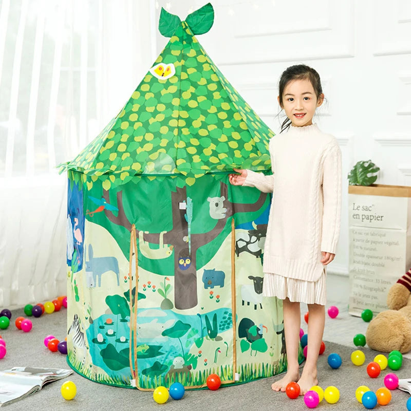 Kids’ Space Play Tent with Ball-Pool Area