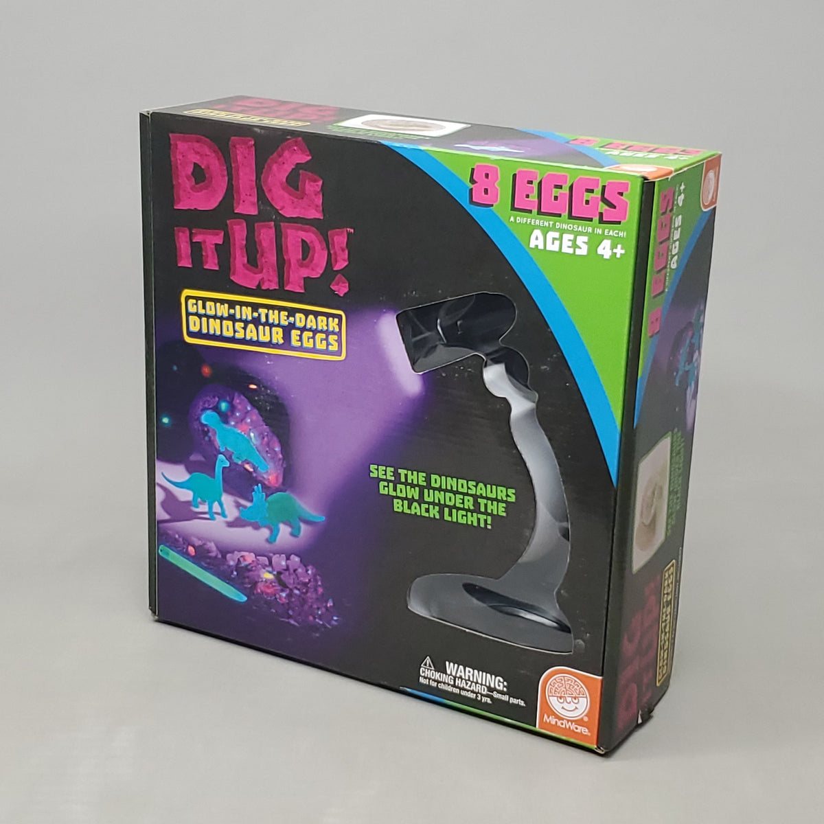MindWare Glow-in-the-Dark Dinosaur Egg Dig Kit