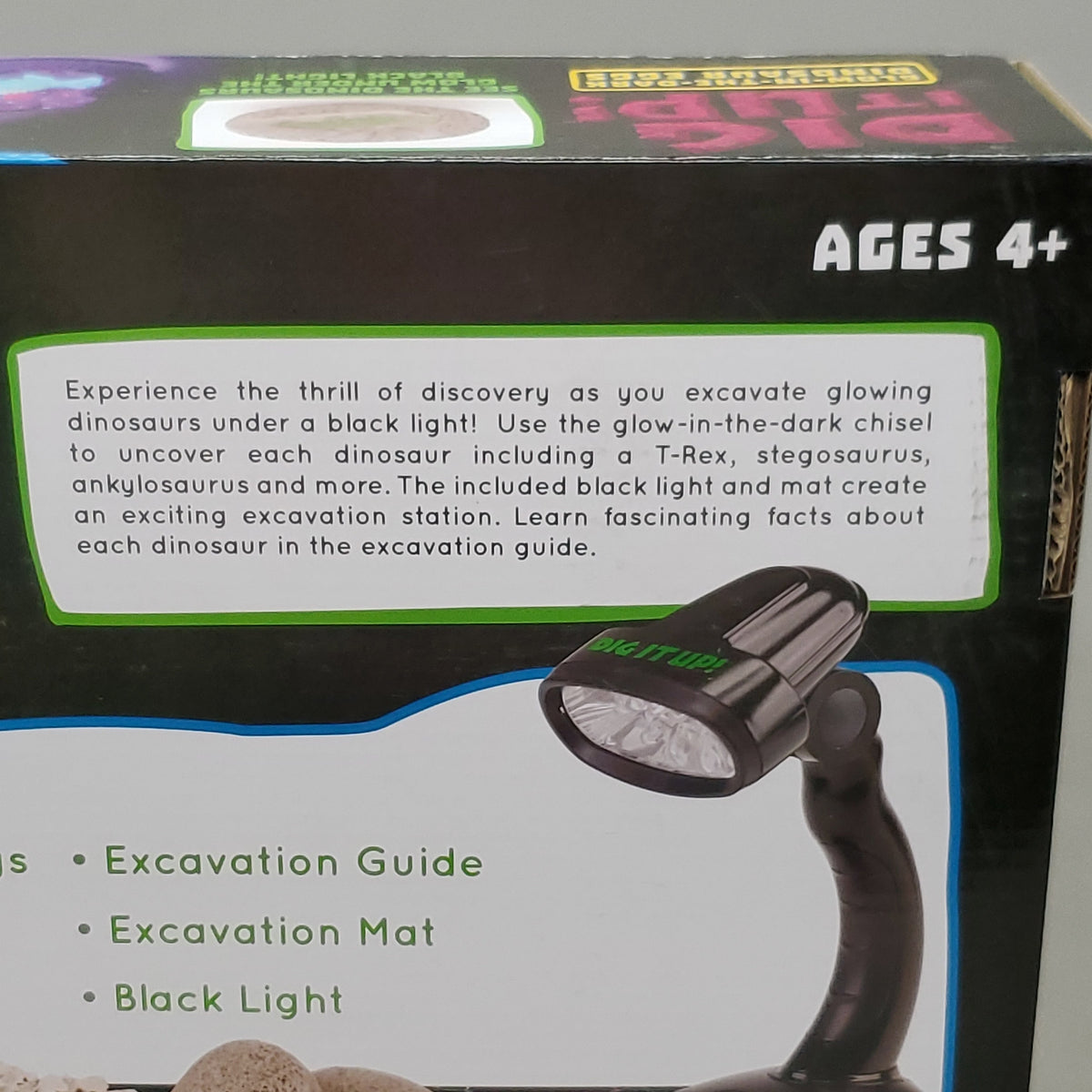MindWare Glow-in-the-Dark Dinosaur Egg Dig Kit