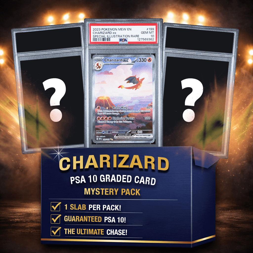 Pokémon Charizard PSA 10 Graded Card Mystery Pack