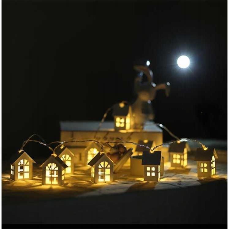 Mini Christmas House LED String Lights – 2 m