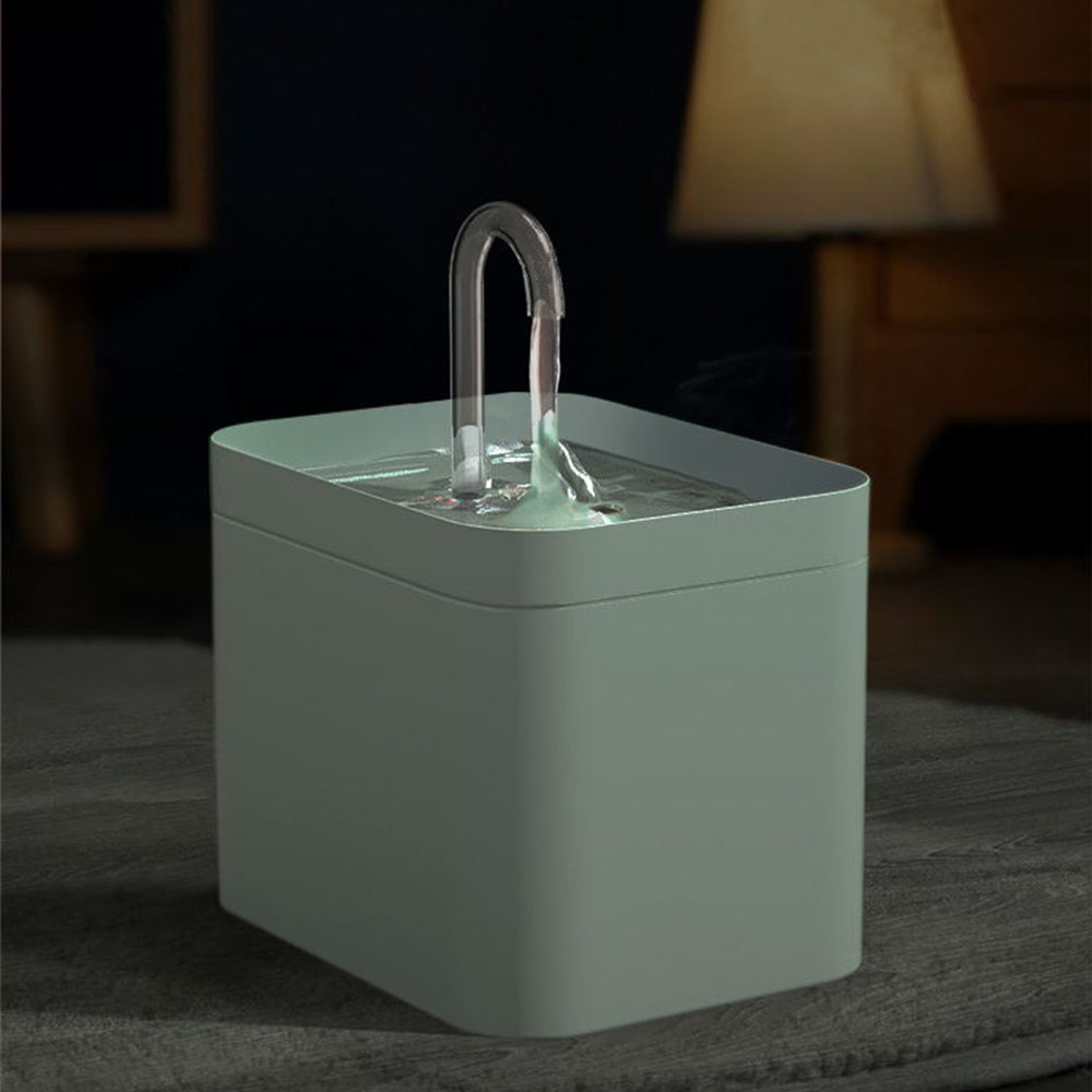 Automatic Cat Water Fountain Auto Filter USB Electric Mute Cat Drinker Bowl 1.5L Recirculate Filtring Drinker