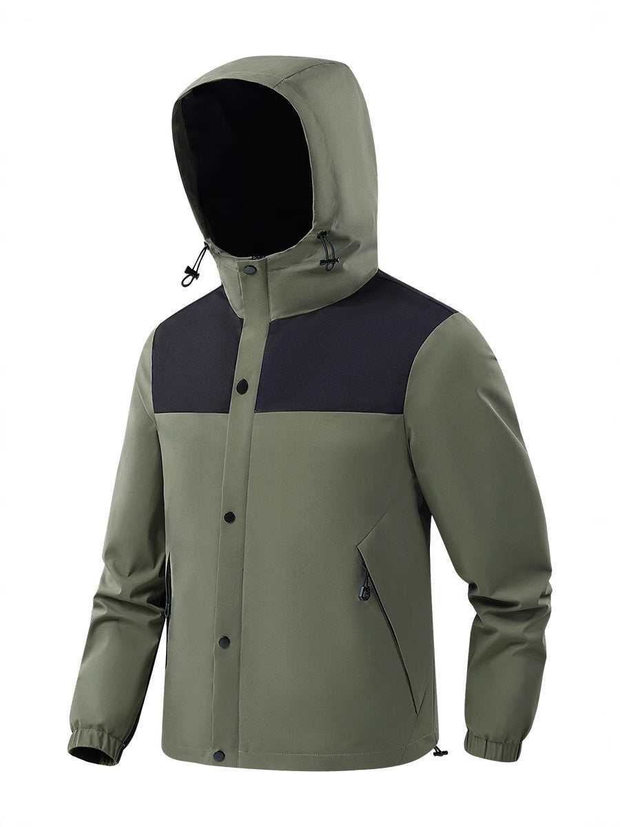 Unisex Plus Size Waterproof Hiking Jacket