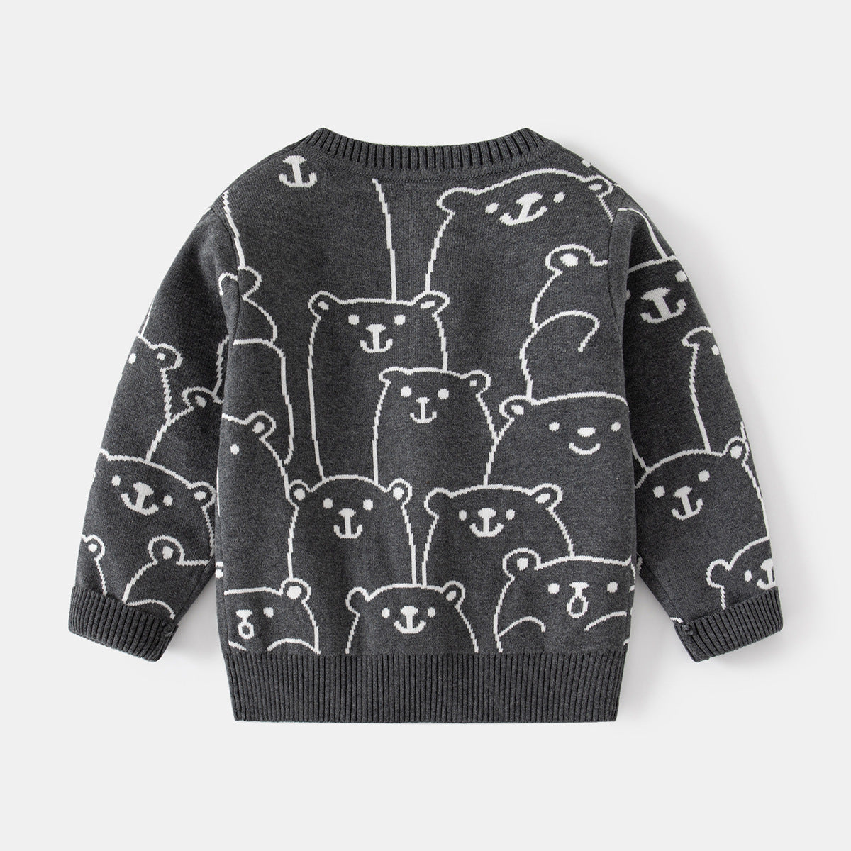 Kids’ Single-Breasted Wool Sweater