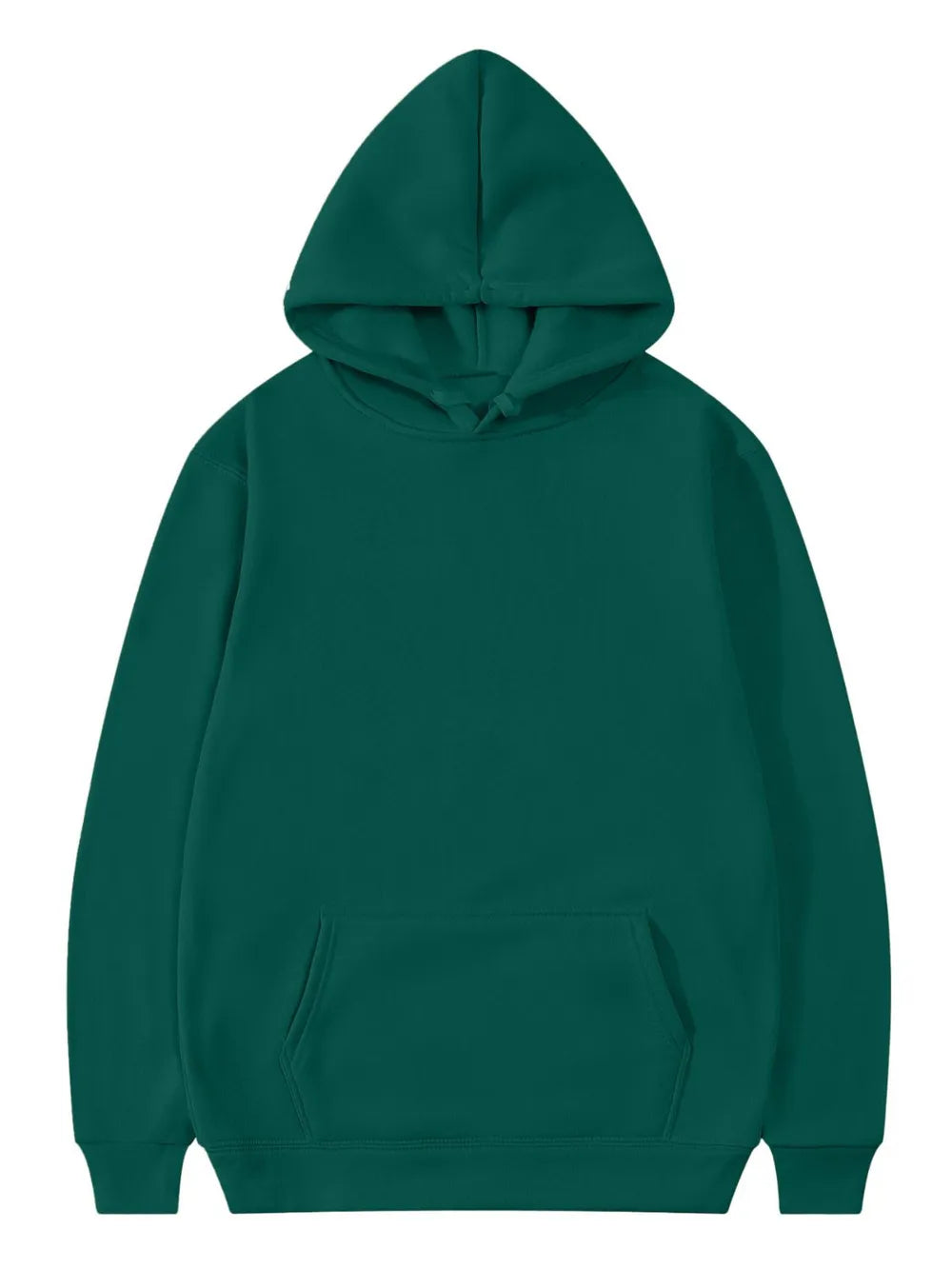 Men's Plus Size Kangaroo-Pocket Hoodie