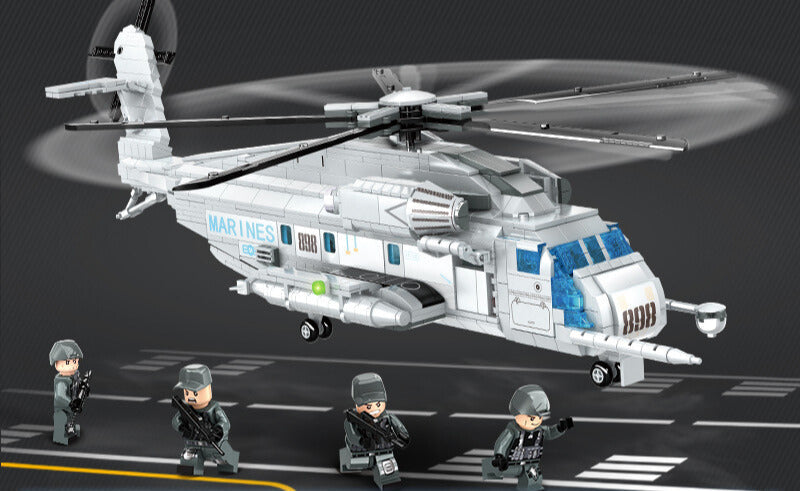 Mil-Blox CH-53E Super Stallion Helicopter Set