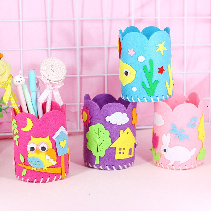 DIY Pencil Holder Craft Set, 5 Pieces