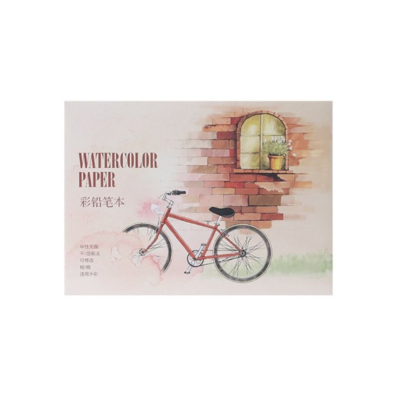 Watercolor Sketchbook, 12 Sheets — A5/A6