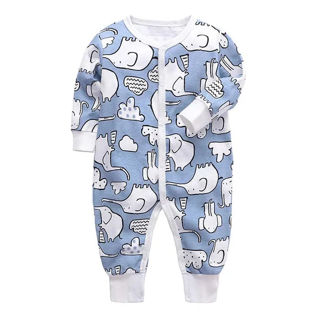 Baby Long-Sleeve Zip-Up Footed Sleeper