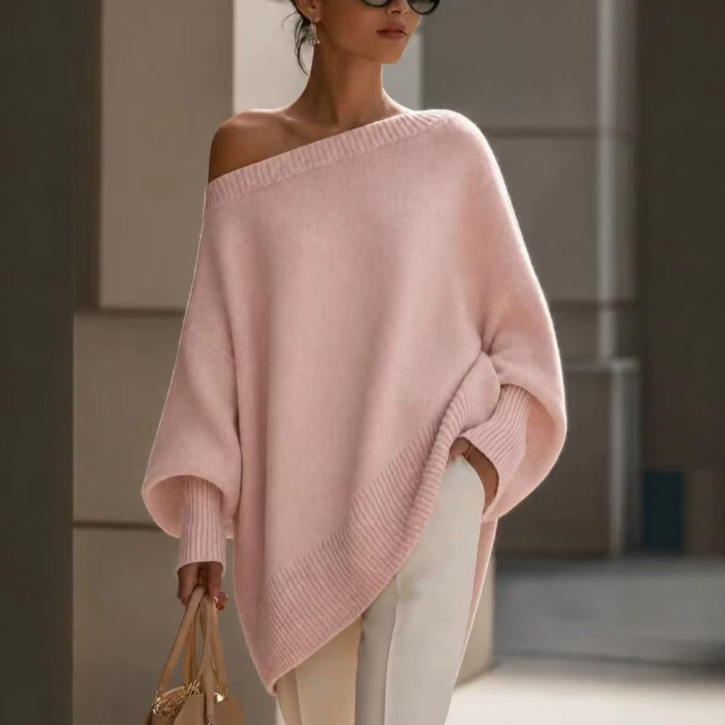 Thick pullover knitted sweater loose sweater for women