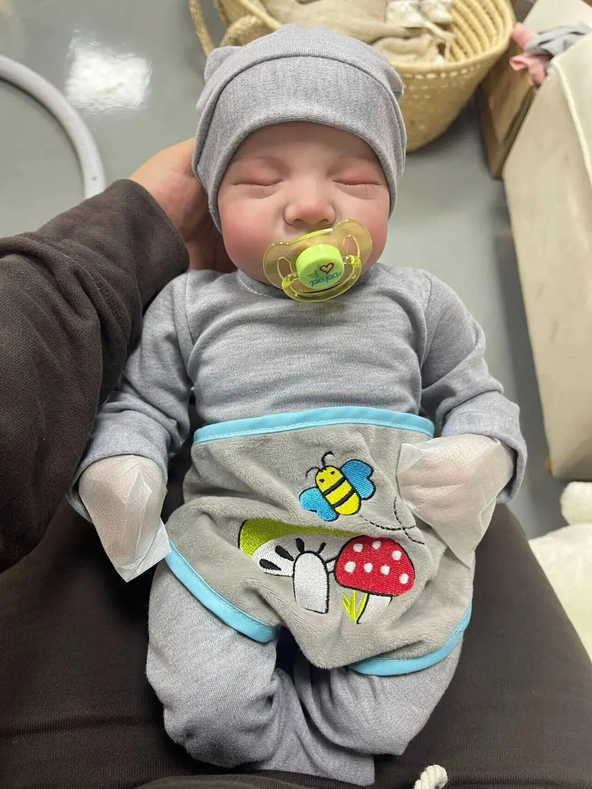 Realistic newborn baby