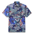 Men's 1950s Vintage Print Cotton Hawaiian Shirt