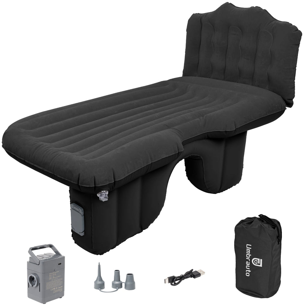 Umbrauto Backseat Air Mattress with Built-In Rechargeable Pump