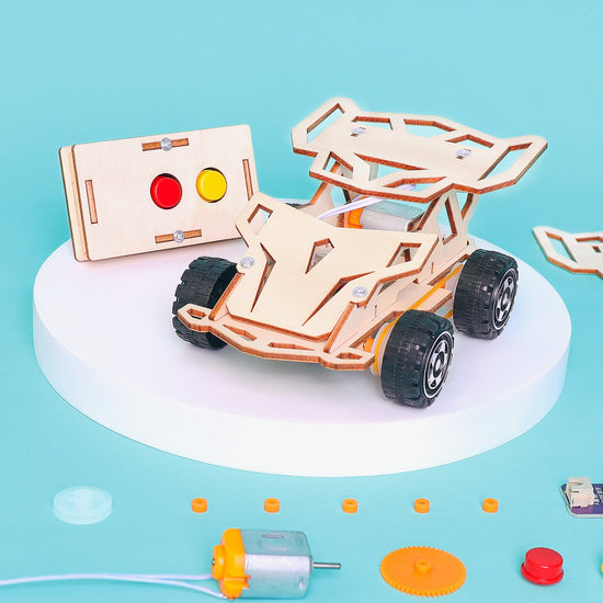 Infrared Remote-Control DIY Car STEM Kit