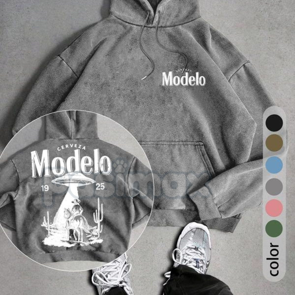 Men's UFO Cowboy Graphic Hoodie