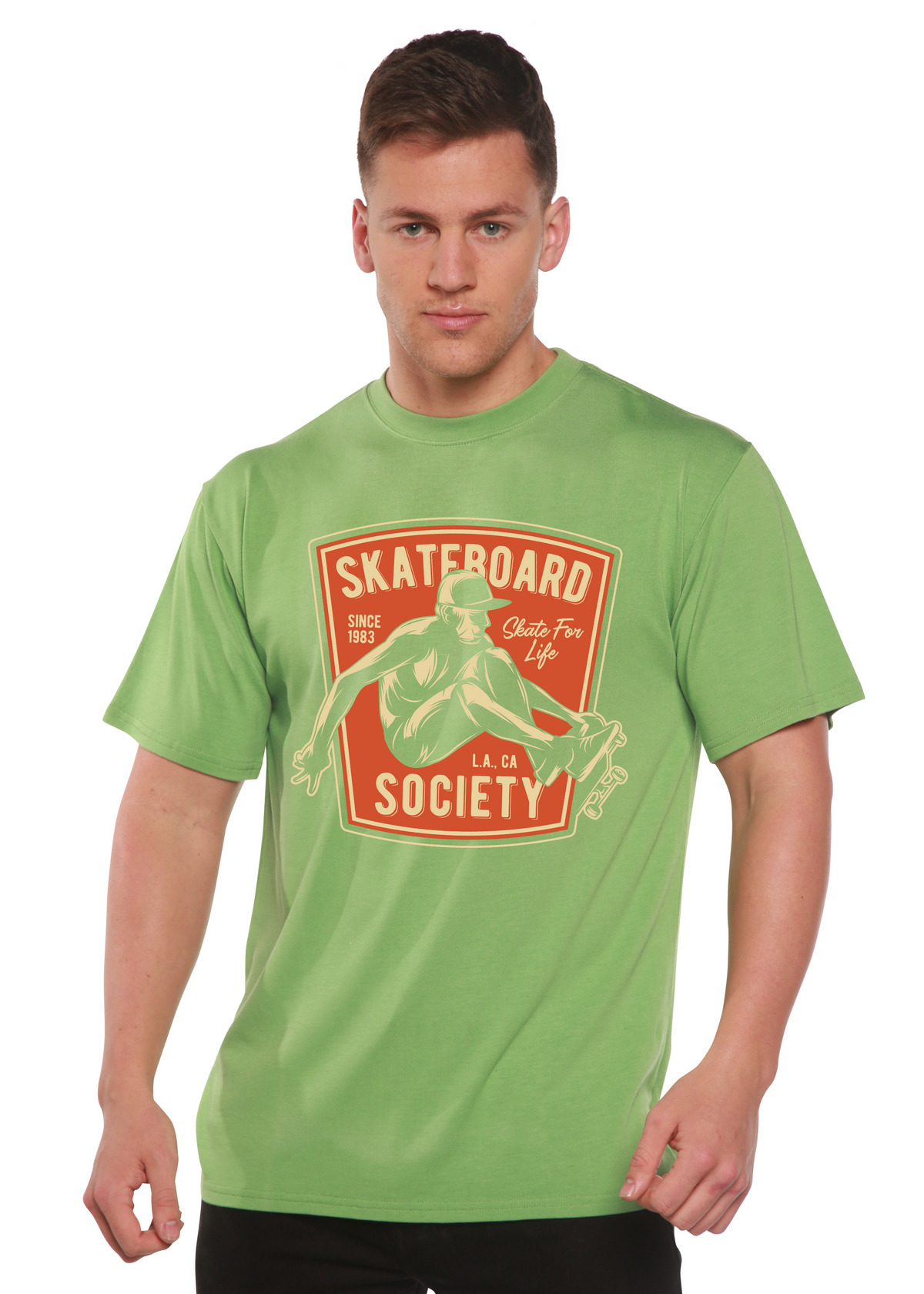 Men's Skateboard Society Bamboo-Blend T-Shirt