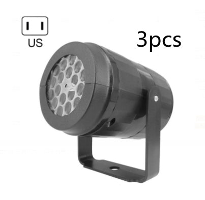 Christmas Party Lights Snowflake Projector Light Led Stage Light Rotating Christmas Pattern