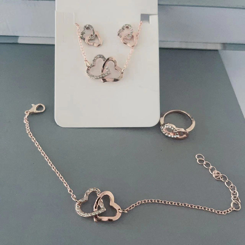 Five-Piece Butterfly Jewelry Set