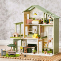 Tiny Land Sweetwood Edge Dollhouse — Green & Pink