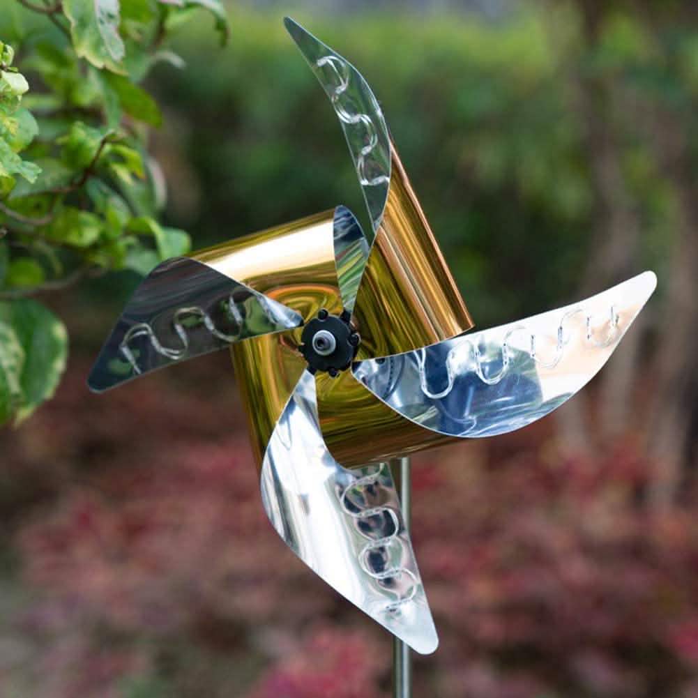 Solar LED Windmill Ground Lights – 2-Pack