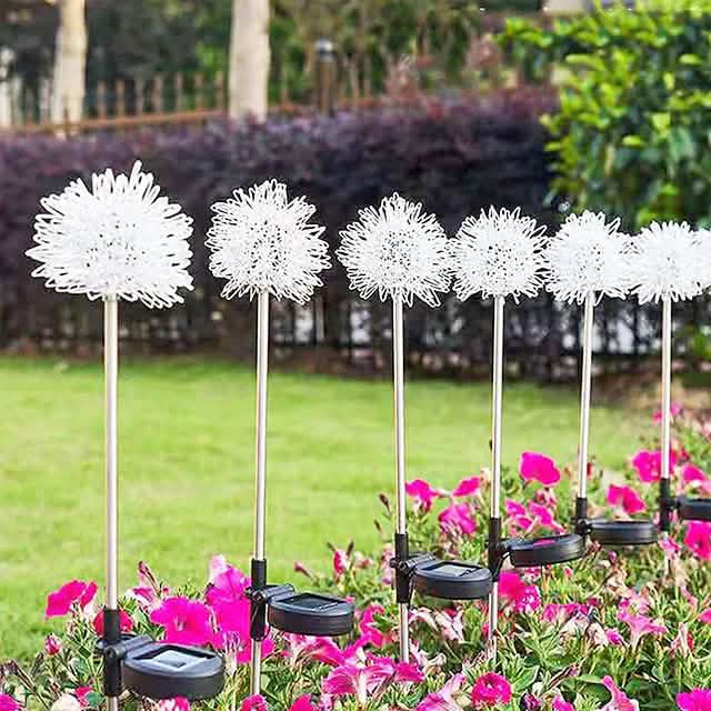 Solar Dandelion Lawn Lights – 2-Pack