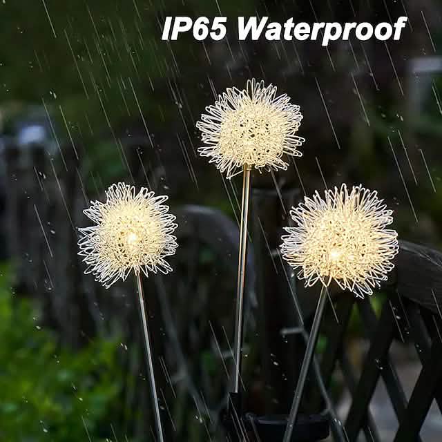 Solar Dandelion Lawn Lights – 2-Pack