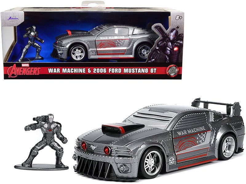 Jada Marvel War Machine & 2006 Mustang GT – 1:32