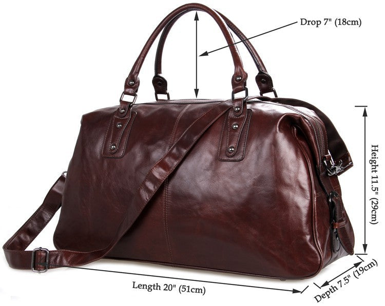 Designer Handbags Mens Leather Travel Bag Business Travel Duffle Luggage Bag