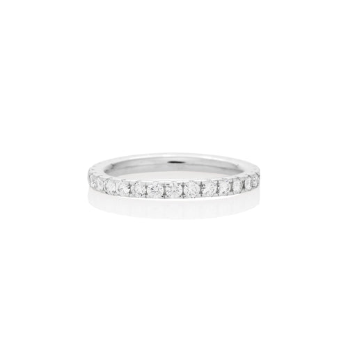 2mm Moissanite Eternity Ring – 925 Sterling Silver