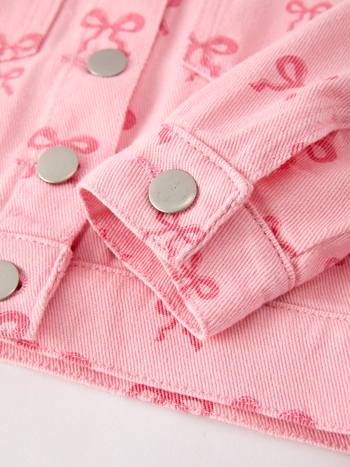 Girls’ Pink Denim Jacket