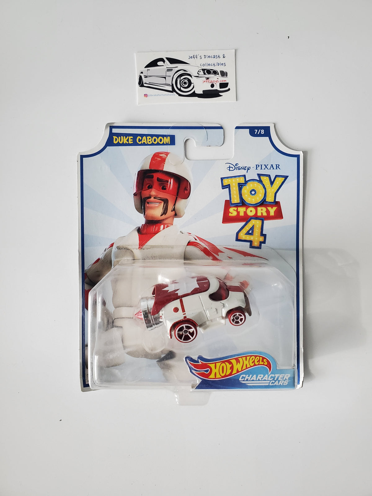 Hot Wheels Toy Story 4 Duke Caboom Character Car