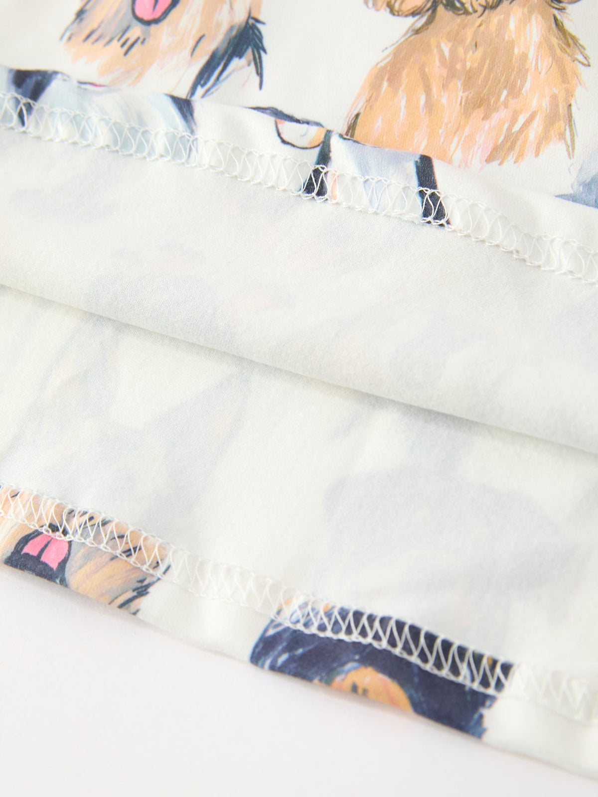 Girls' Puppy Print Twirl Dress
