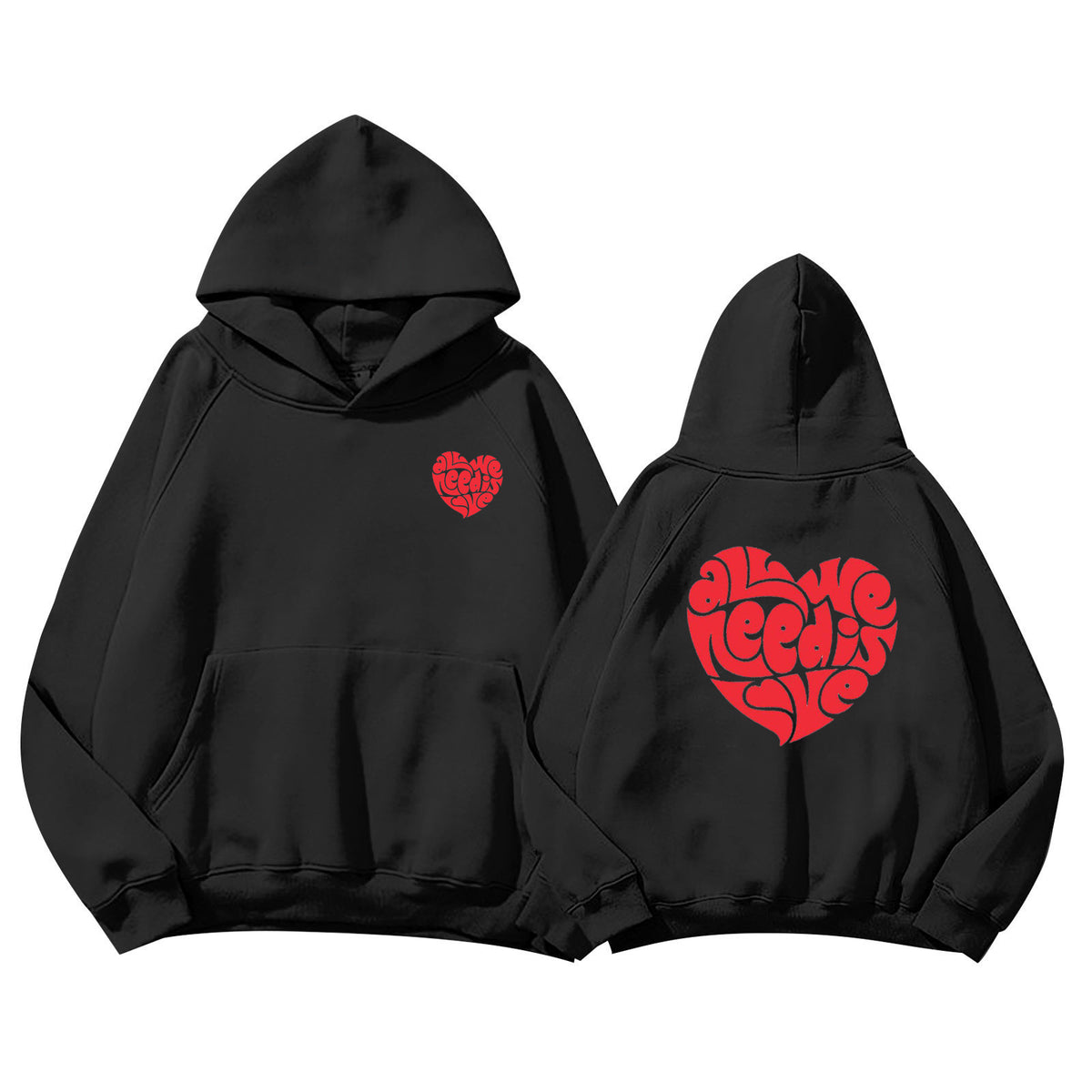 Women's Plus Size Raglan-Sleeve Fleece Hoodie