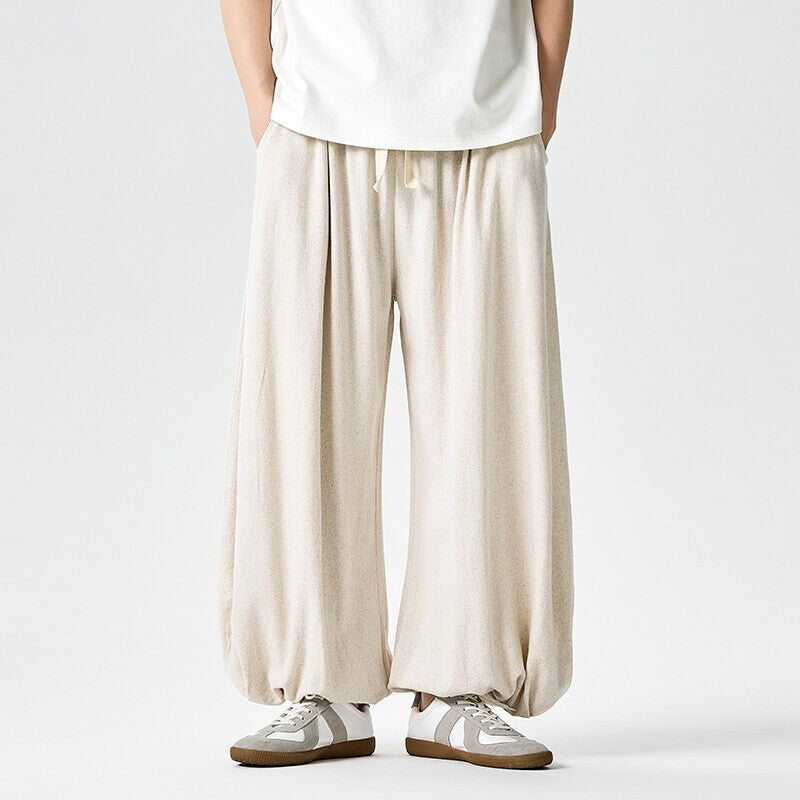 Men's Plus Size Lantern Harem Pants