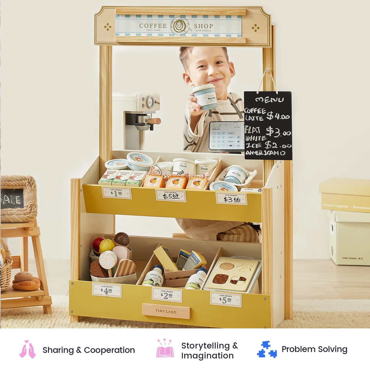 Tiny Land Kids’ Grocery Store Playset