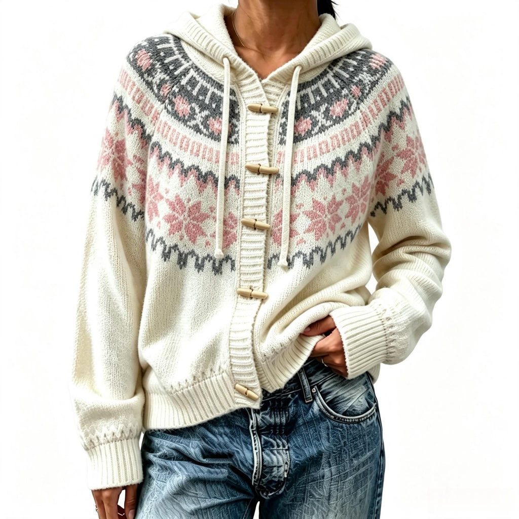 Oversized Button-Front Sweater