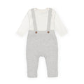 Baby Organic Knit Bodysuit & Sweater Overall Set