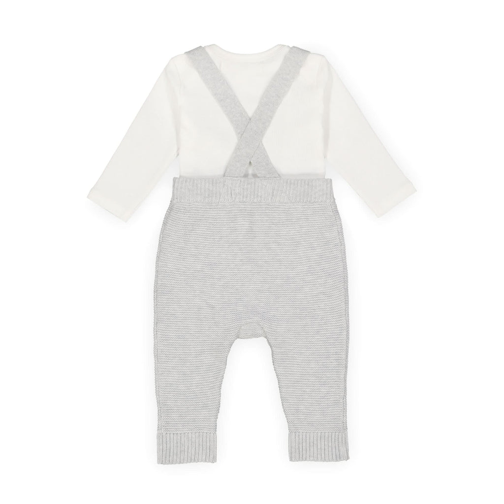 Baby Organic Knit Bodysuit & Sweater Overall Set