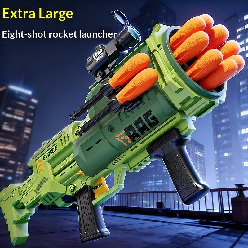 Army-Green Toy Rocket Launcher