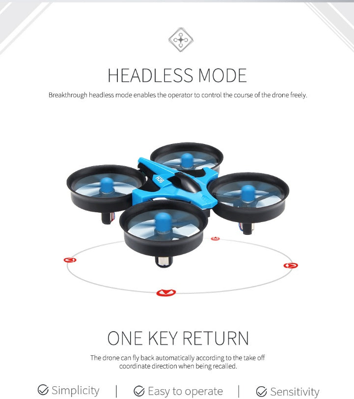 JJRC H36 Mini RC Drone — Headless Mode & One-Key Return