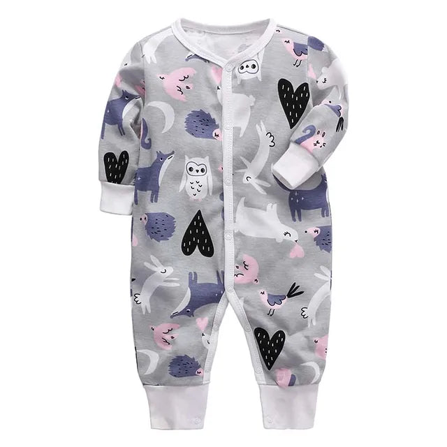 Baby Long-Sleeve Zip-Up Footed Sleeper