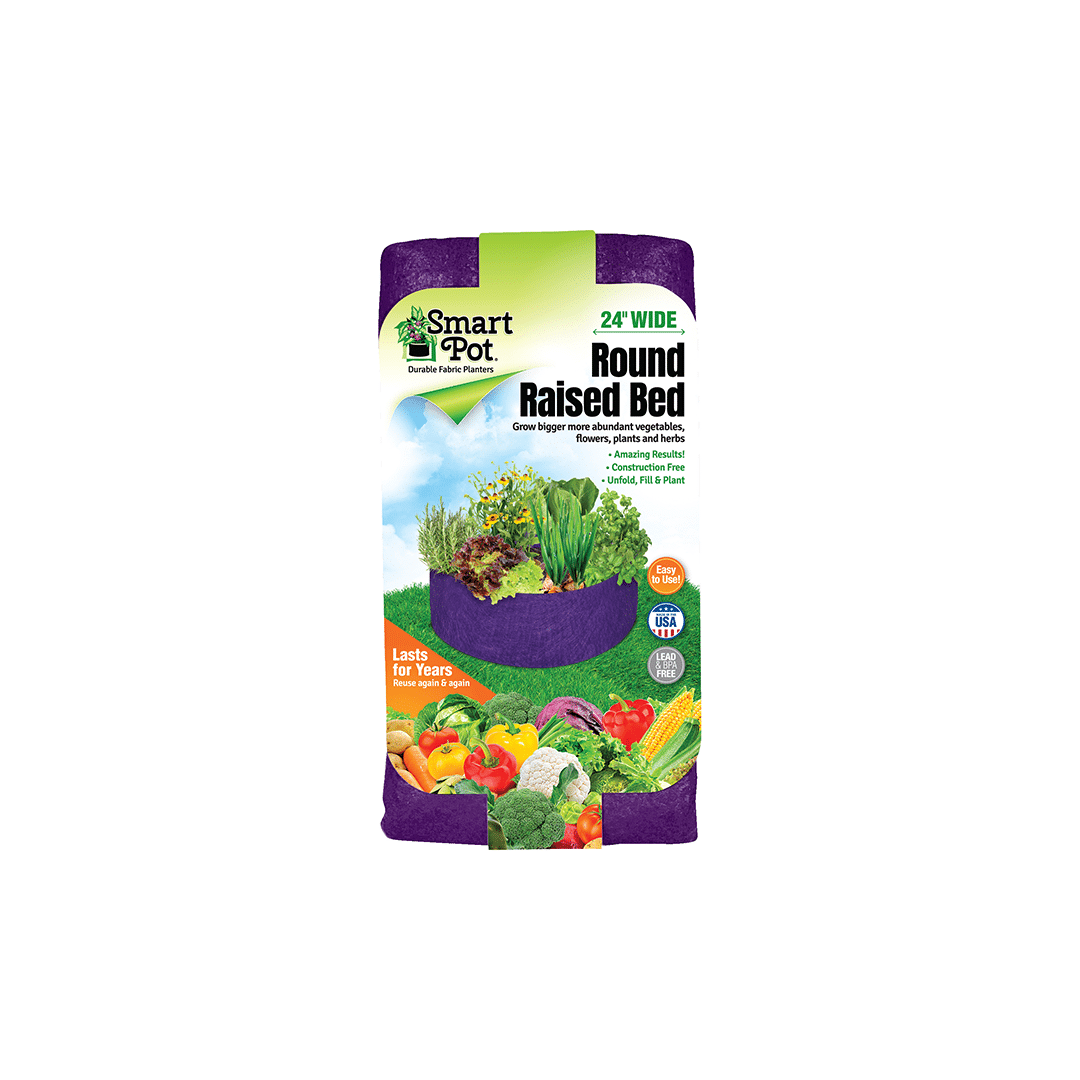 Smart Pot Round Raised Garden Bed