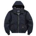 Men's Plus Size Washed Cotton Flight Jacket