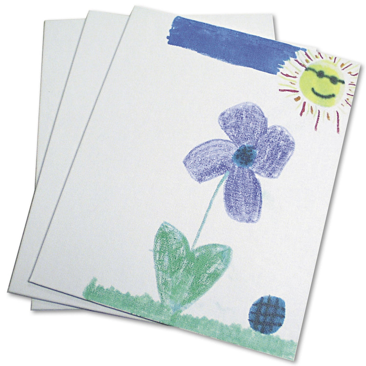 Art Street White Canvas Panels, 12 × 9 Inches, Pack of 3