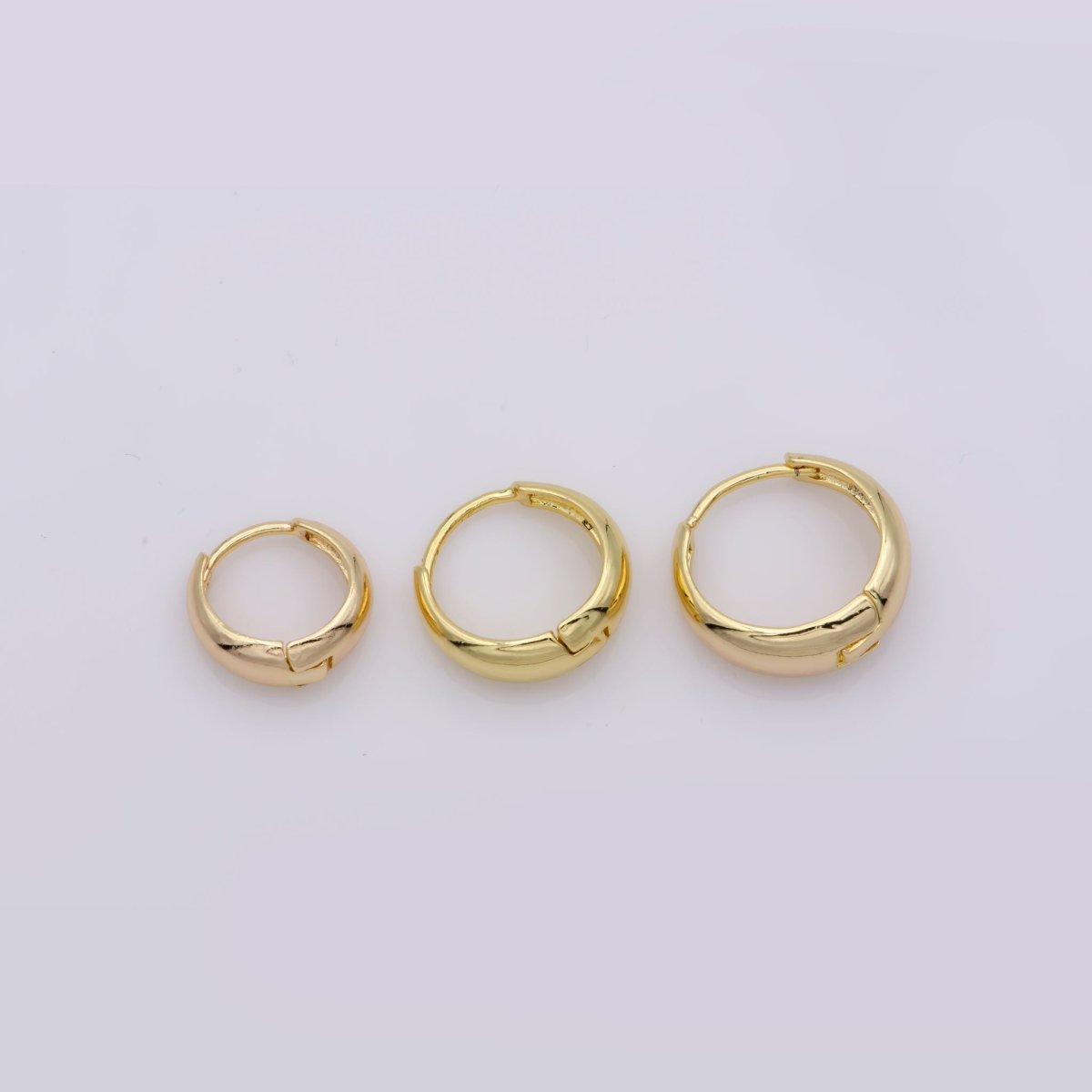 24K Gold-Filled Huggie Hoop Earrings