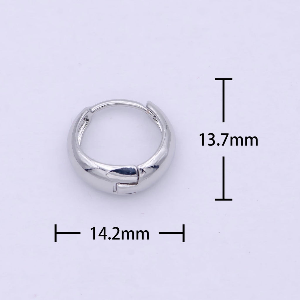 24K Gold-Filled Huggie Hoop Earrings