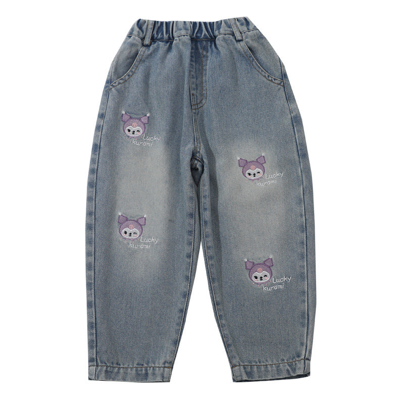 Kids’ Cartoon Denim Pants