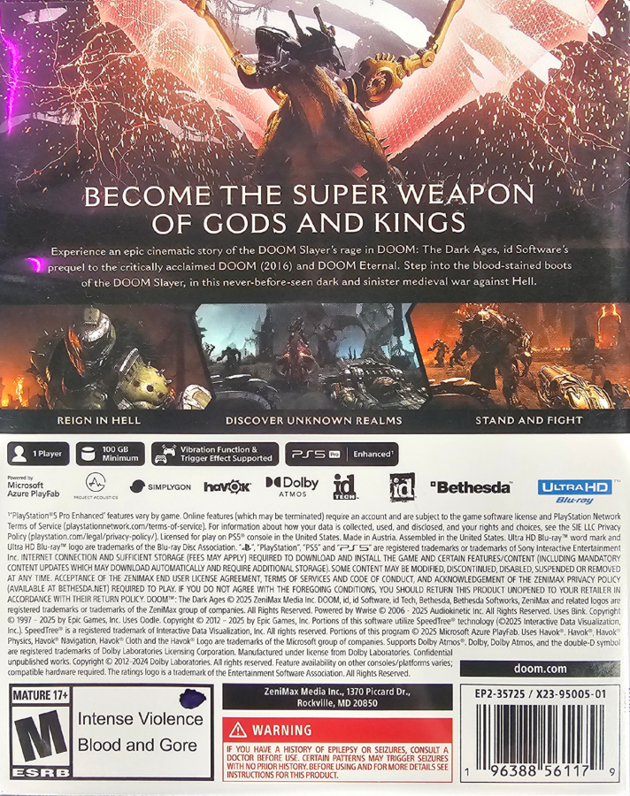 DOOM: The Dark Ages — PlayStation 5