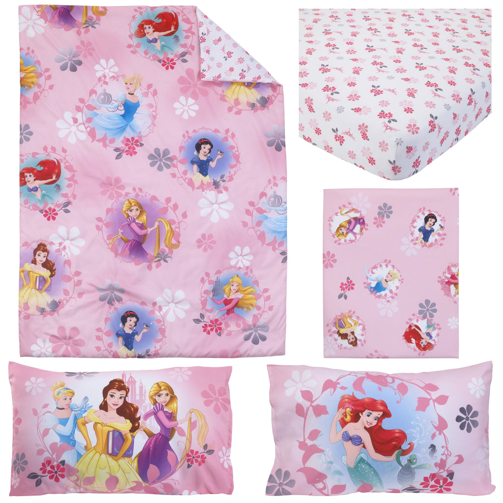 Disney Princess Toddler Bedding Set — 4 Pieces